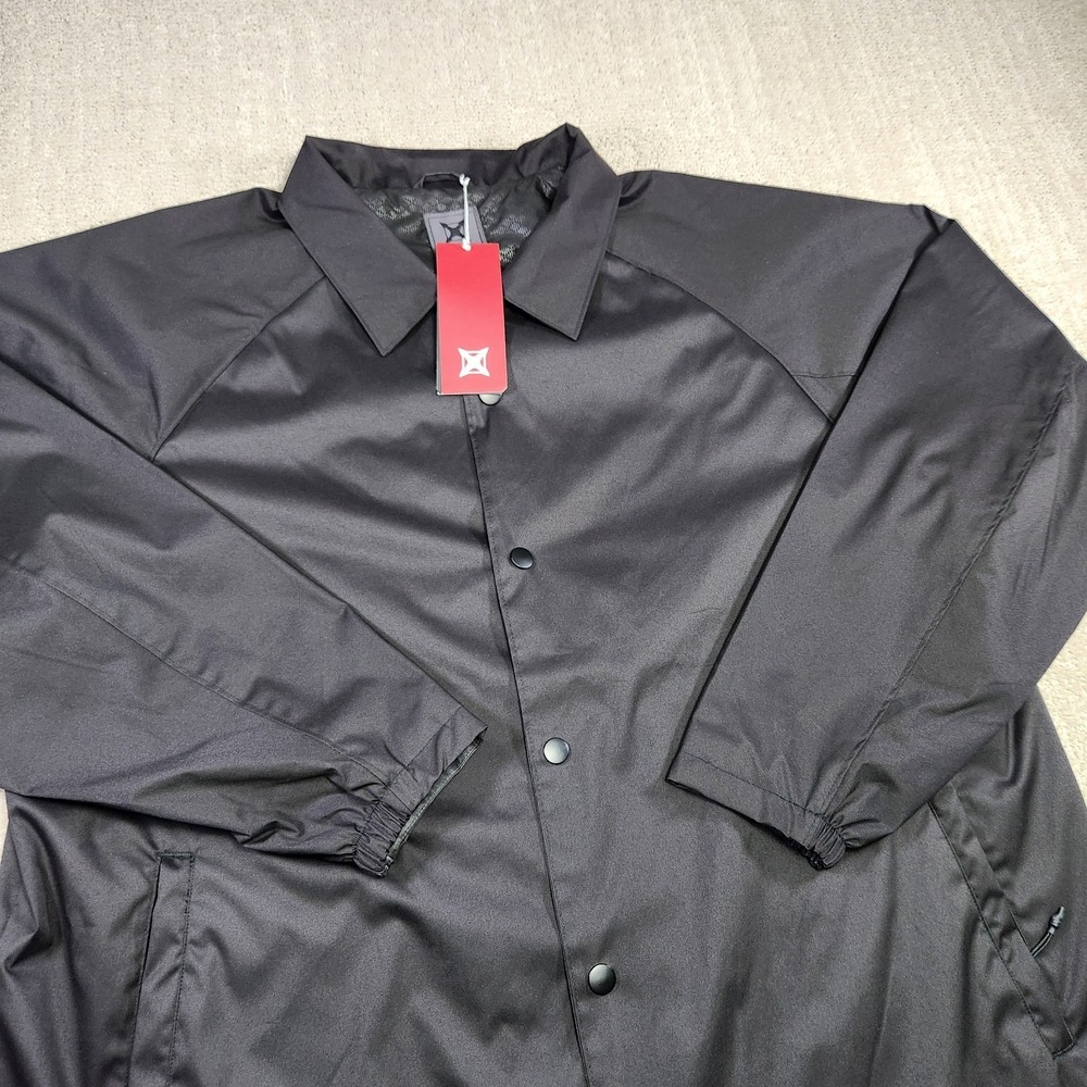 Vertx Jacket Men 2XL Garage Raid Black Water Wind Resistant Snap Button CCW NEW